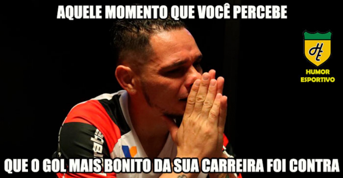Internet não perdoou Pará após lance bizarro no Fla x Flu