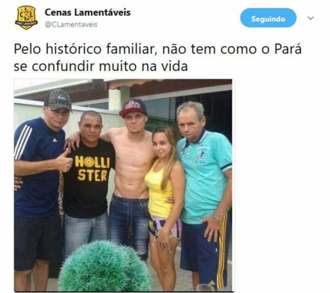 Internet não perdoou Pará após lance bizarro no Fla x Flu