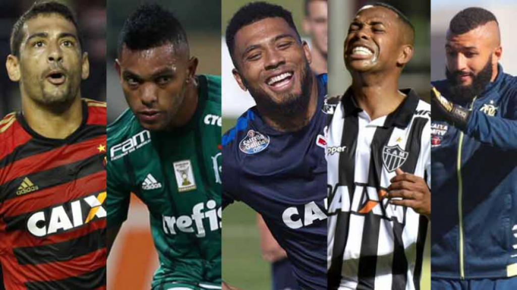 Muralha, Kazim, Robinho, Borja e Diego Souza