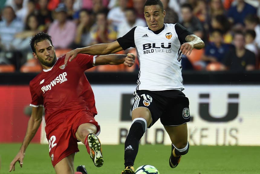 Rodrigo Moreno - Atacante brasileiro naturalizado espanhol deu duas assistências na goleada de 4 a 0 do Valencia sobre o Sevilla