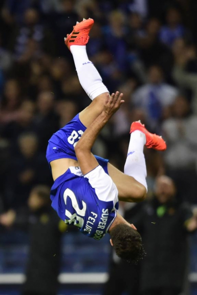 Felipe - O ex-zagueiro do Corinthians marcou um gol na goleada de 6 a 1 do Porto sobre o Paços de Ferreira