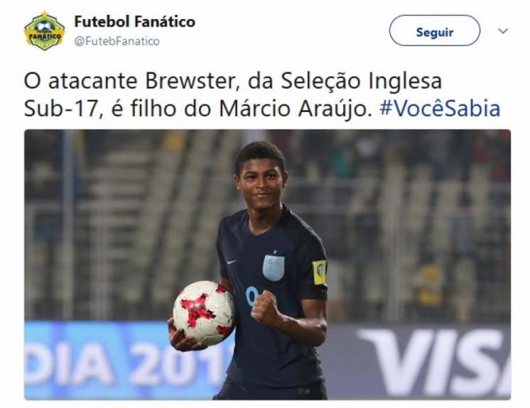 Semelhança de Brewster com Márcio Araújo rendeu brincadeiras nas redes sociais