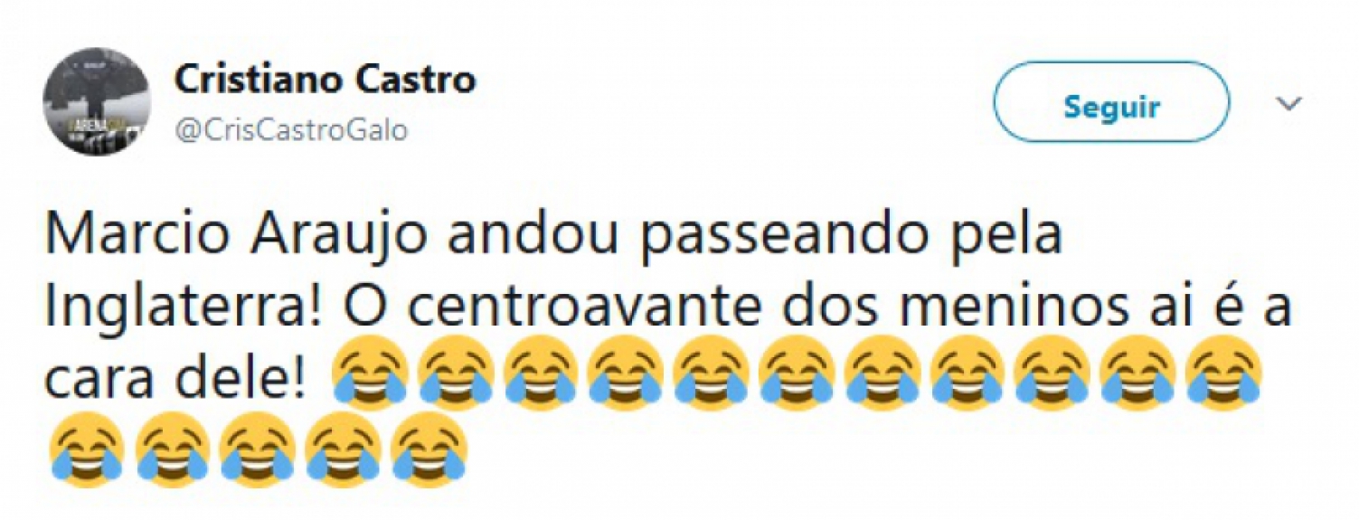 Semelhança de Brewster com Márcio Araújo rendeu brincadeiras nas redes sociais