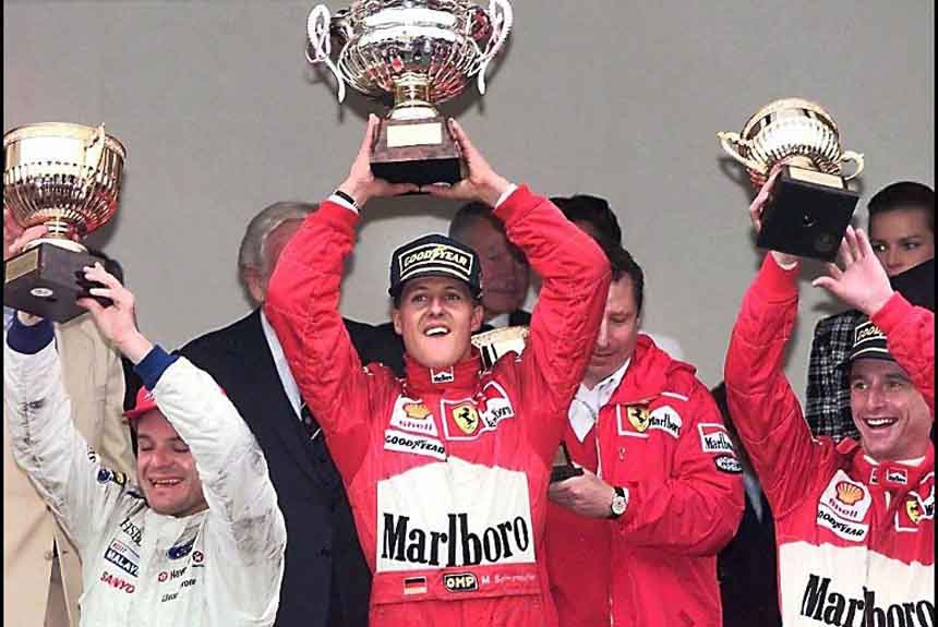Mas em 1997 o grande nome do automobilismo já era mesmo Michael Schumacher. Aquela altura ele já era bicampeão mundial