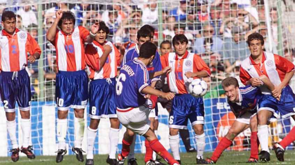 França x Paraguai 98