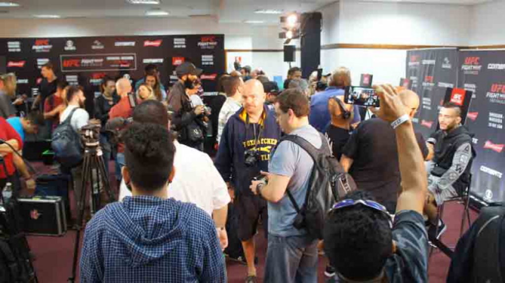 Astros participam de Media Day do UFC São Paulo