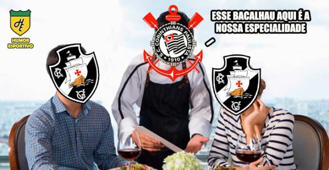Corinthians x Vasco: São 22 confrontos, com 10 vitórias do Corinthians, 3 do Vasco e 9 empates