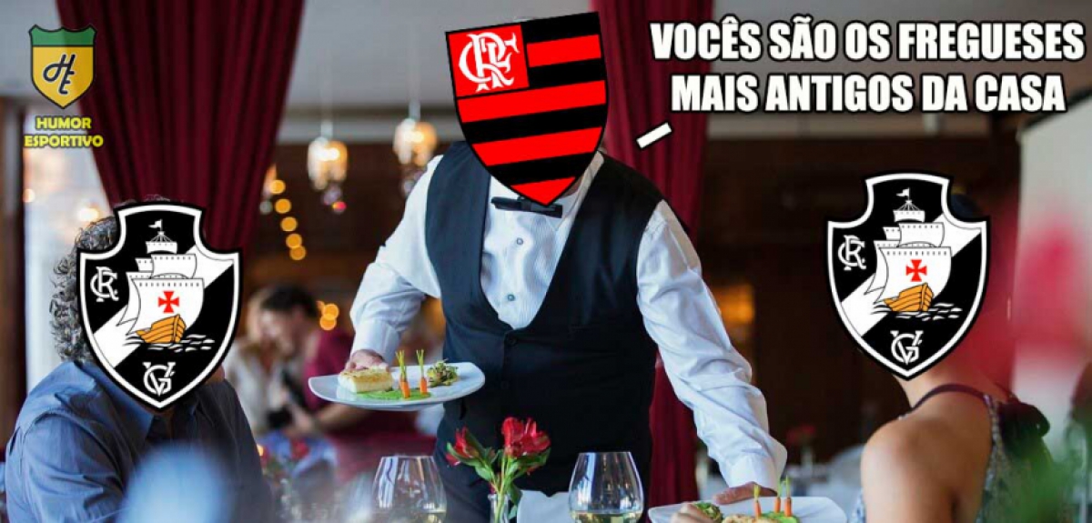 Flamengo x Vasco: São 24 confrontos, com 9 vitórias do Flamengo, 7 do Vasco e 8 empates