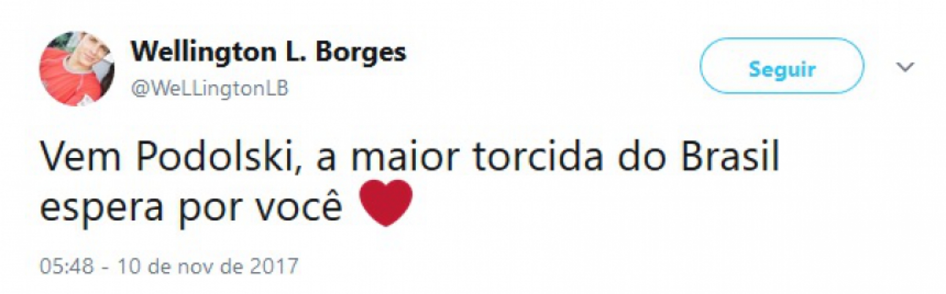 Torcedores do Flamengo comentam sobre sonho de acerto com Podolski
