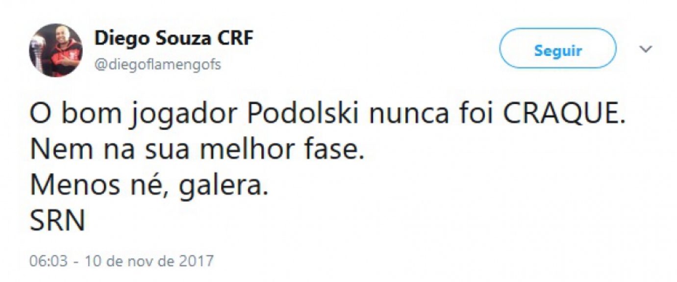 Torcedores do Flamengo comentam sobre sonho de acerto com Podolski