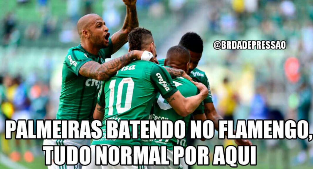 Os memes de Palmeiras 2 x 0 Flamengo