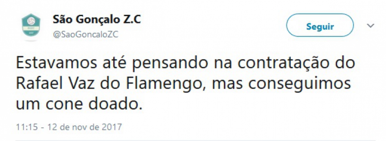 Rafael Vaz foi muito criticado nas redes sociais durante derrota para o Palmeiras
