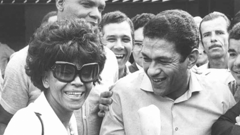 Garrincha e Elza Soares