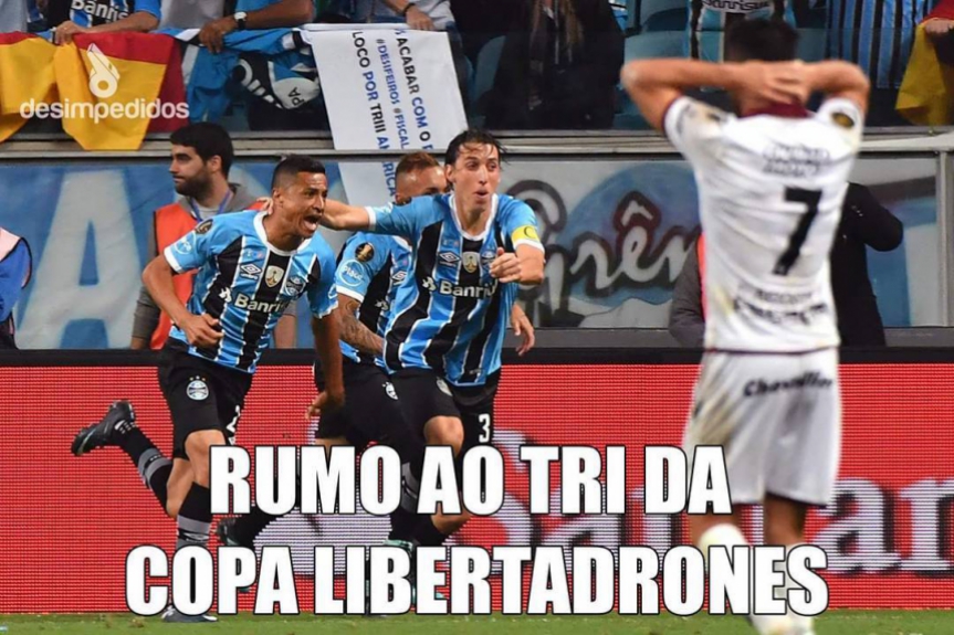 Primeira partida da final da Libertadores rendeu brincadeiras nas redes