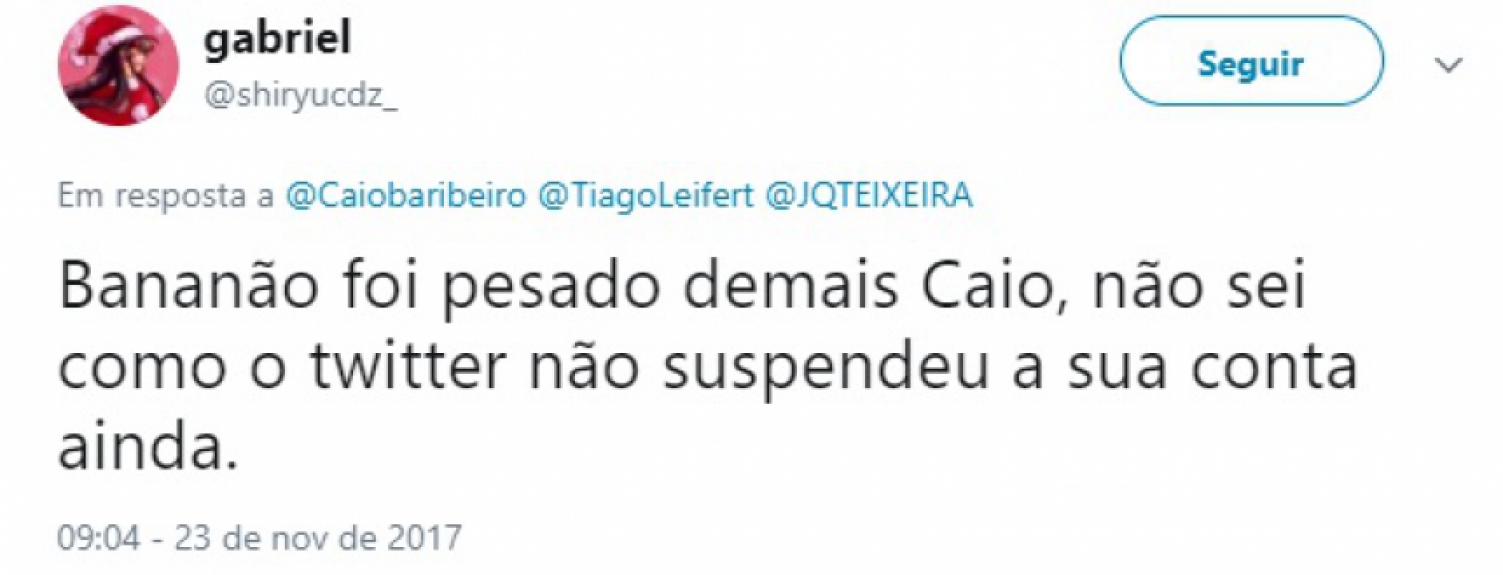 Internautas também brincaram com a intensidade do palavrão de Caio Ribeiro em sua crítica