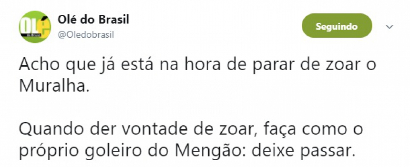 Alex Muralha substituiu Diego Alves na semifinal da Copa Sulamericana e movimentou as redes sociais