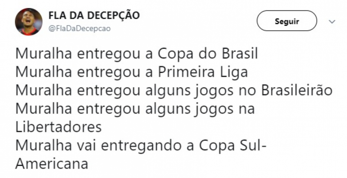 Alex Muralha substituiu Diego Alves na semifinal da Copa Sulamericana e movimentou as redes sociais
