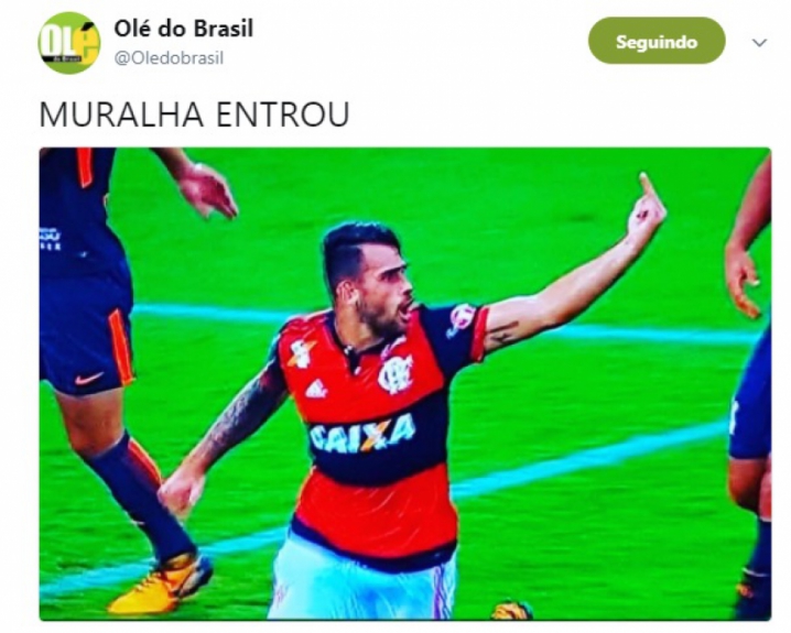 Alex Muralha substituiu Diego Alves na semifinal da Copa Sulamericana e movimentou as redes sociais