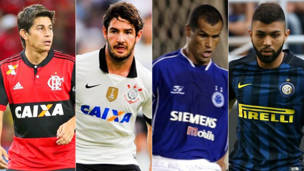 Conca, Pato, Rivaldo e Gabigol