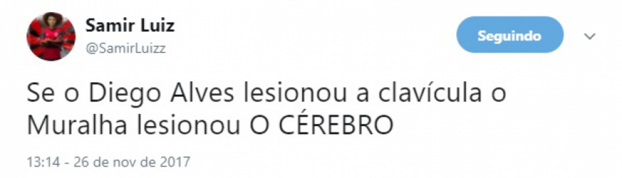 Goleiro do Flamengo foi alvo de críticas e piadas após erro diante do Santos