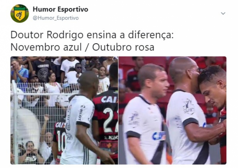 Mãozinha de Rodrigo rendeu brincadeiras na web