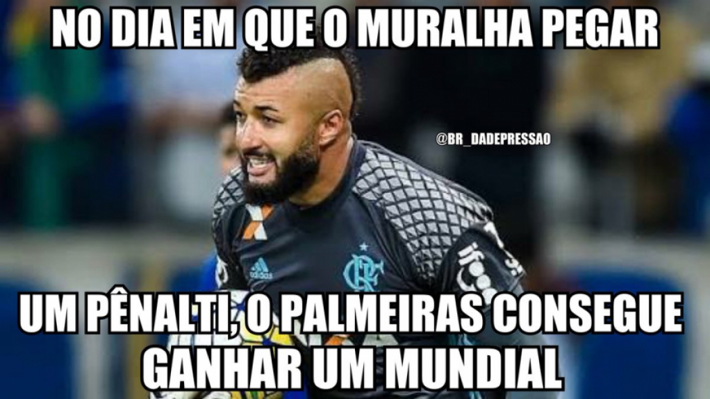 Muralha é alvo de zoações após novas falhas pelo Flamengo