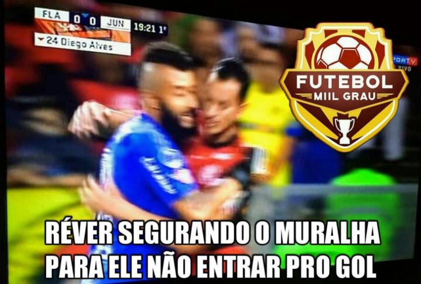 Muralha é alvo de zoações após novas falhas pelo Flamengo