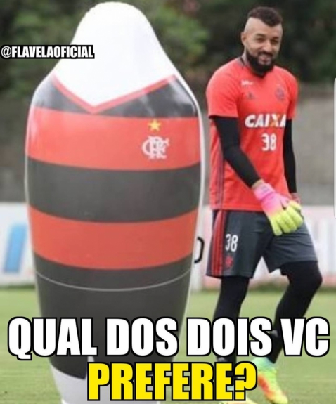 Muralha é alvo de zoações após novas falhas pelo Flamengo
