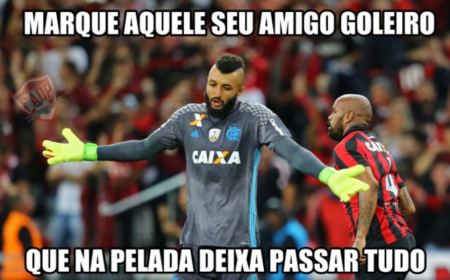 Muralha é alvo de zoações após novas falhas pelo Flamengo