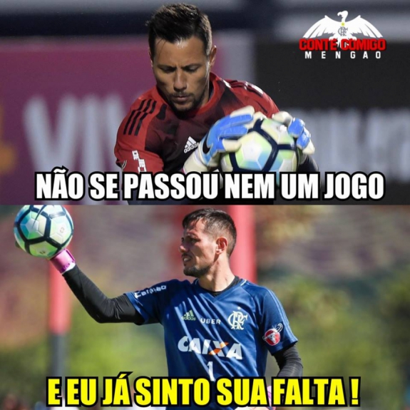 Muralha é alvo de zoações após novas falhas pelo Flamengo