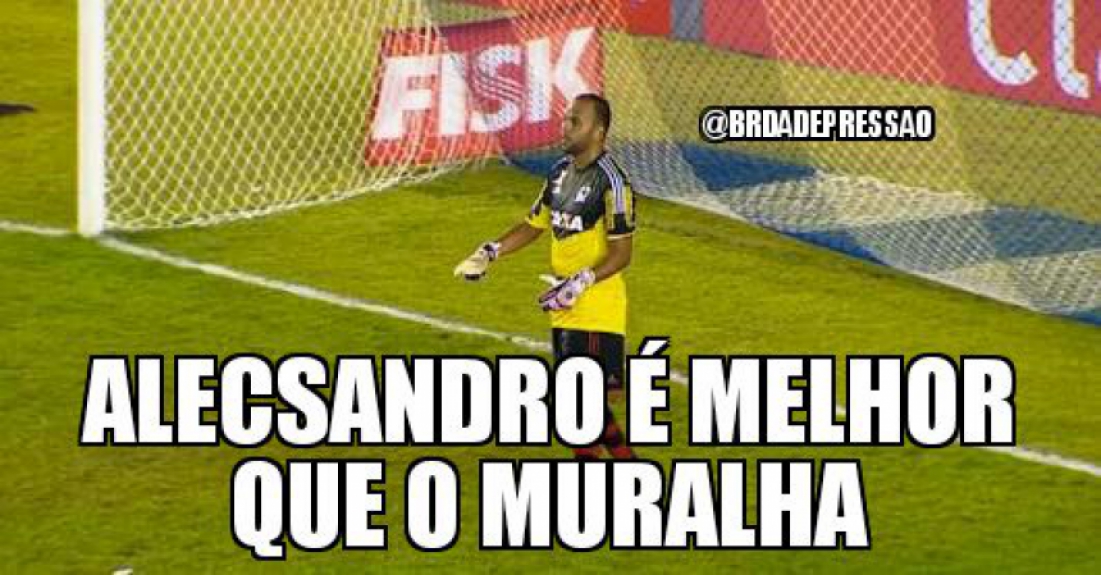 Muralha é alvo de zoações após novas falhas pelo Flamengo
