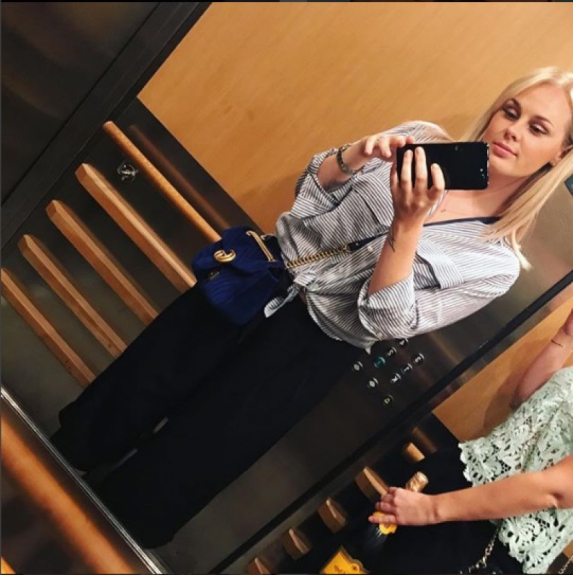 Sanna Dahlström, esposa de John Guidetti, da seleção da Suécia