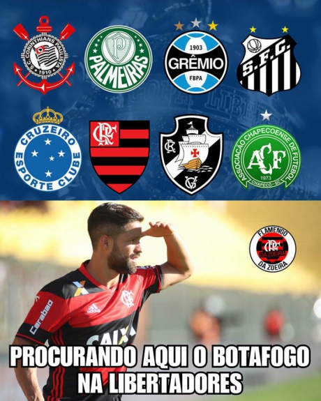 Classificados para fase de grupos da Libertadores, flamenguistas cutucaram rivais