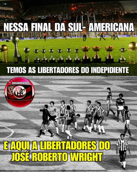 Rivais provocam Flamengo com memes após derrota na primeira partida da final da Copa Sul-Americana