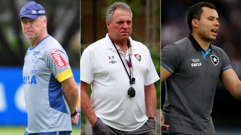 Montagem - Mano Menezes, Abel Braga e Jair Ventura