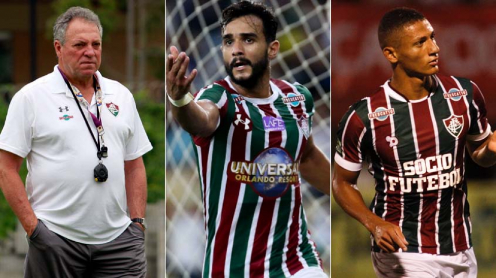 Montagem - Abel Braga - Henrique Dourado - Richarlison