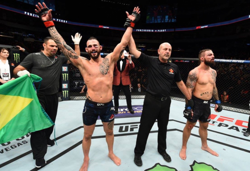 UFC Canadá: Santiago Ponzinibbio venceu Mike Perry na decisão