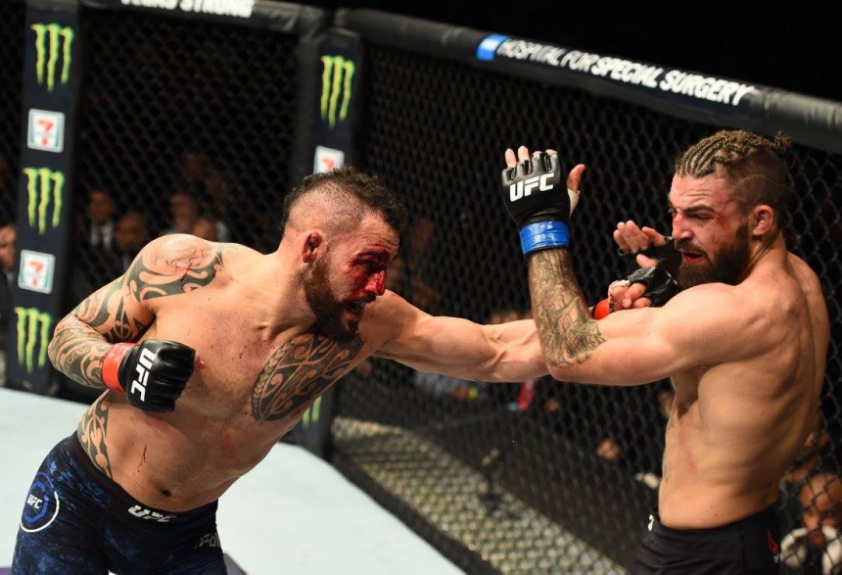 UFC Canadá: Santiago Ponzinibbio venceu Mike Perry na decisão