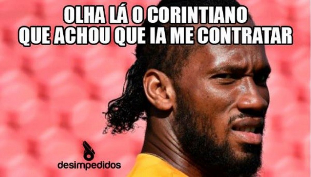 01/02/2017 - Corinthians não conseguiu acertar com Drogba e divulgou carta 'Valeu, Drogba'