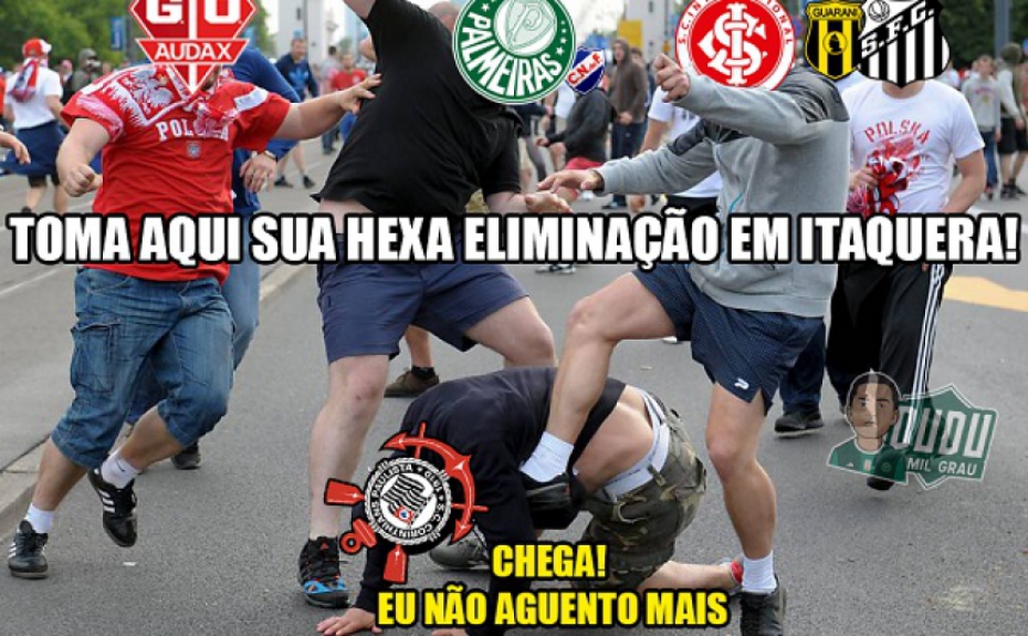 20/04/2017 - Corinthians foi eliminado da Copa do Brasil pelo Internacional, em Itaquera