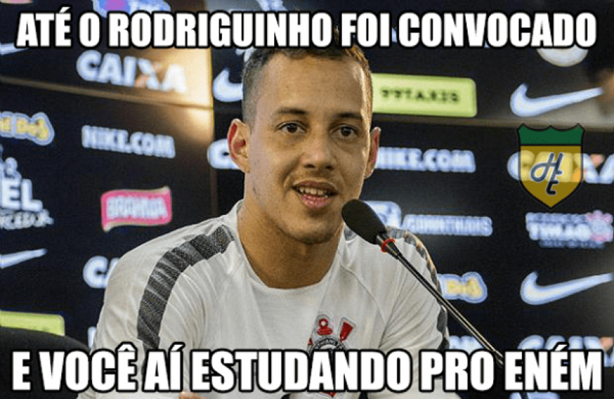 19/05/2017 - Rodriguinho foi convocado para Seleção Brasileira