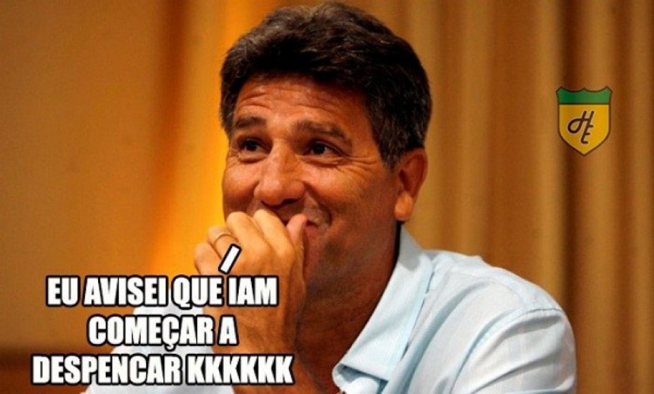20/07/2017 - Após dois empates consecutivos (contra Avaí e Atlético-PR), rivais já lembraram da declaração de Renato Gaúcho