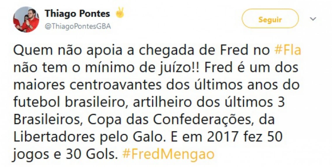 Apoio, críticas, piadas e montagens: flamenguistas reagem ao possível acordo com Fred