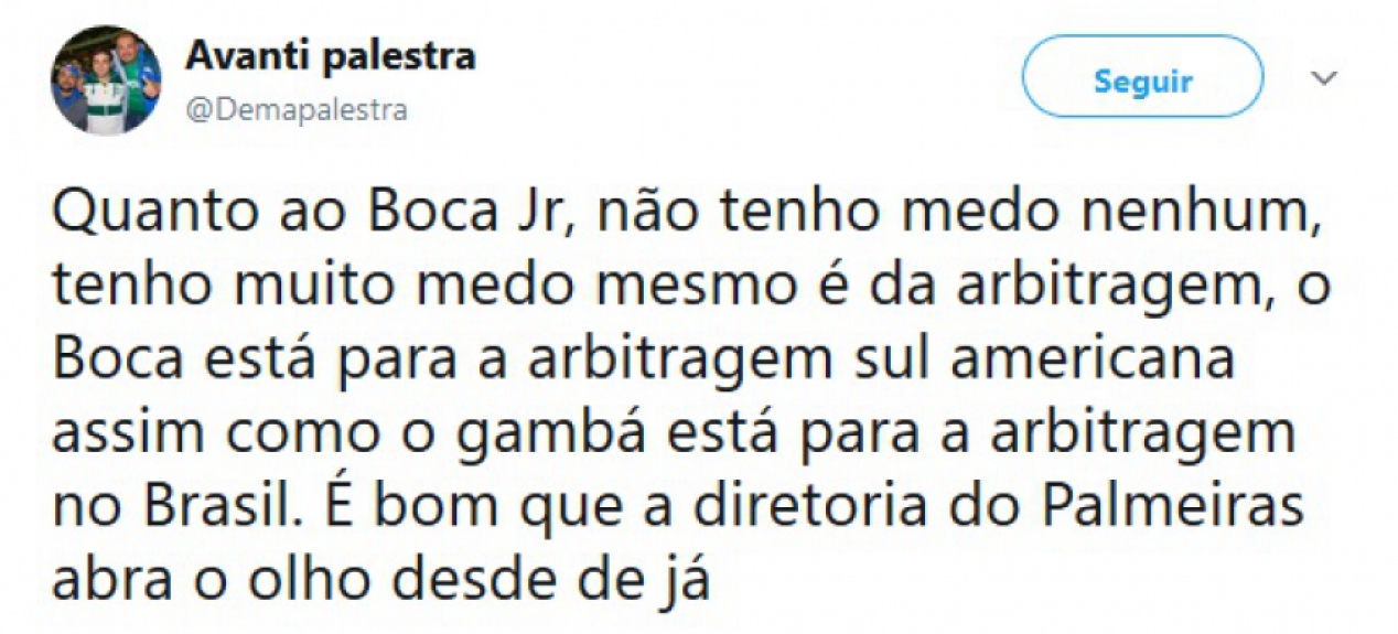 As reações dos palmeirenses após o sorteio dos grupos da Libertadores