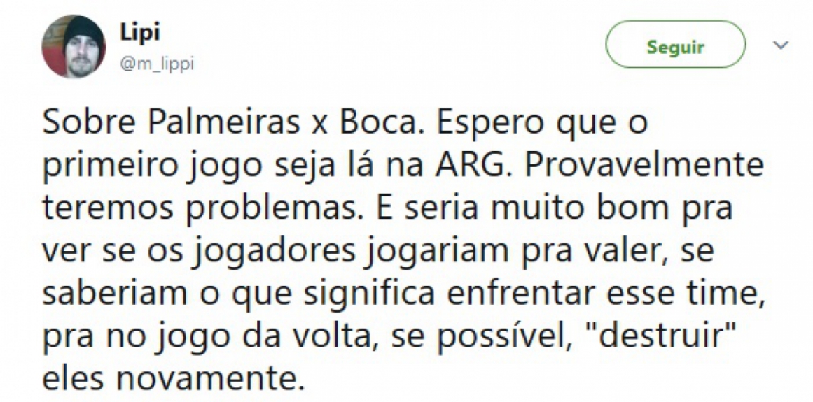 As reações dos palmeirenses após o sorteio dos grupos da Libertadores