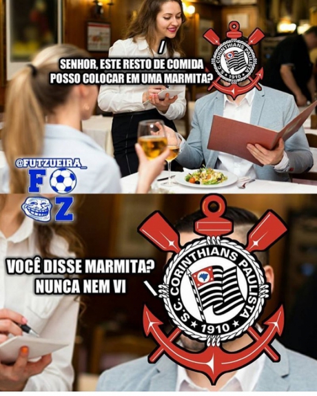 Corinthians não foi perdoado na web após polêmica com empresa de marmitas