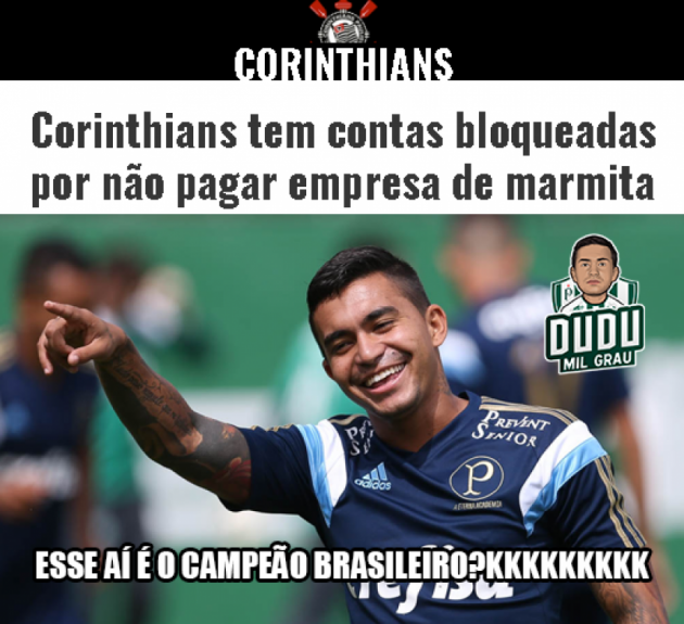 Corinthians não foi perdoado na web após polêmica com empresa de marmitas