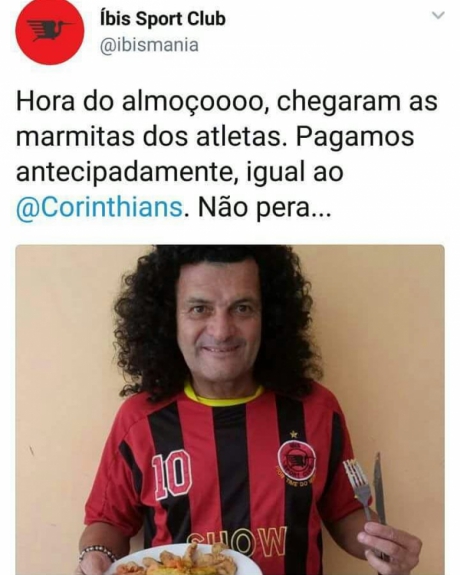Até o Íbis entrou na polêmica e provocou o Corinthians