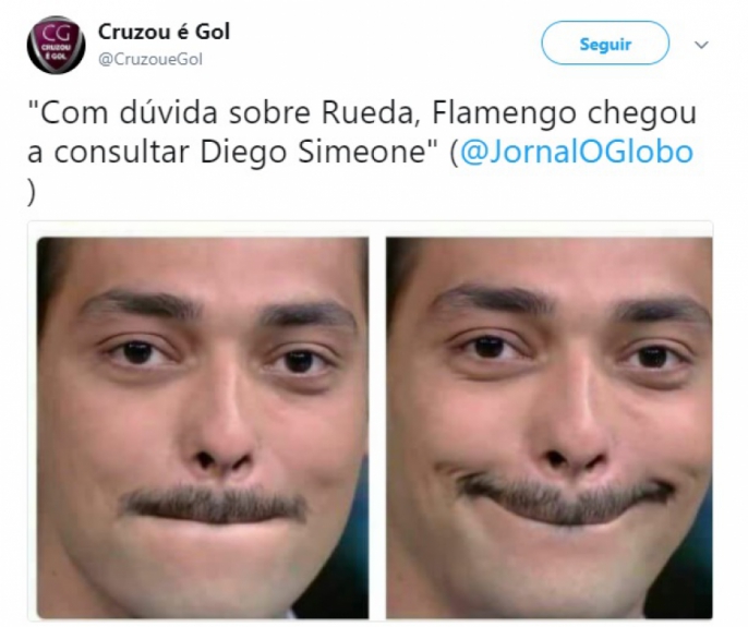 Possível consulta do Flamengo por Diego Simeone não foi perdoada na internet