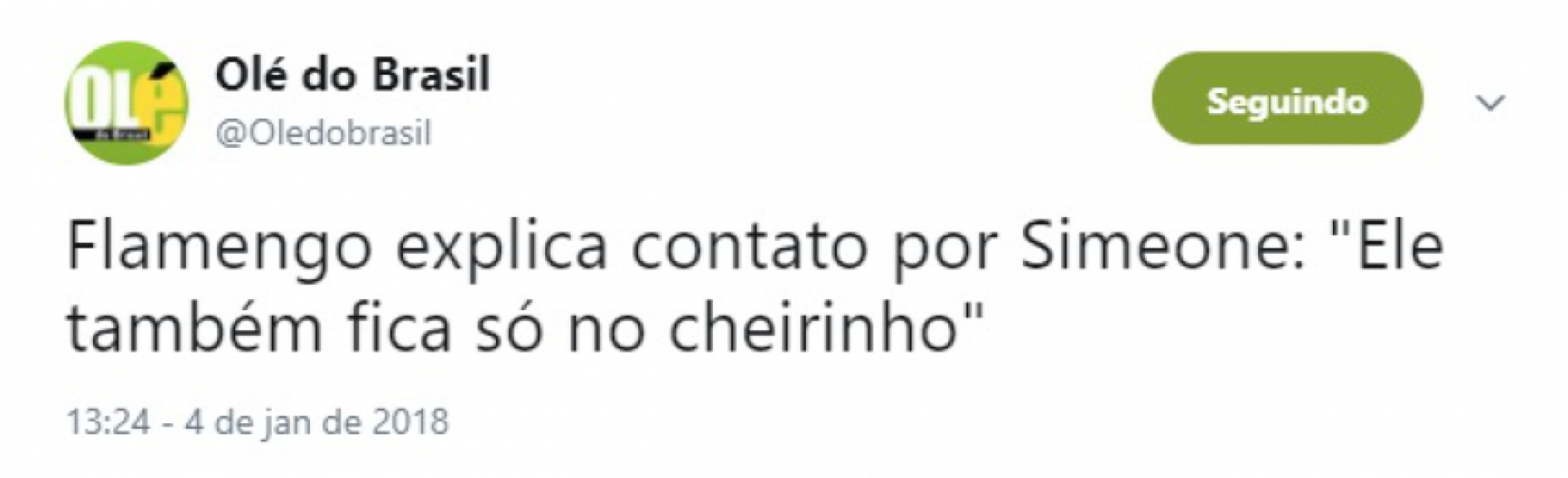 Possível consulta do Flamengo por Diego Simeone não foi perdoada na internet